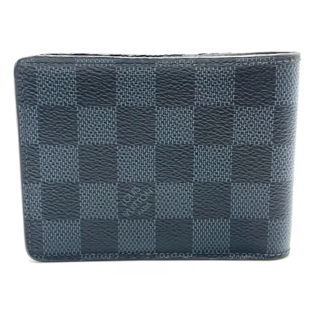 Authentic Louis Vuitton Damier Graphite Portefeuille multiple pocket W/Box